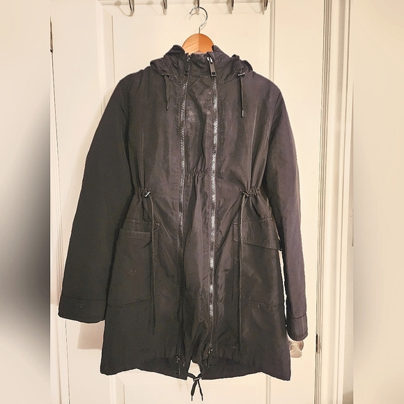 Thyme double layer maternity jacket with extension - Picture 3 of 8